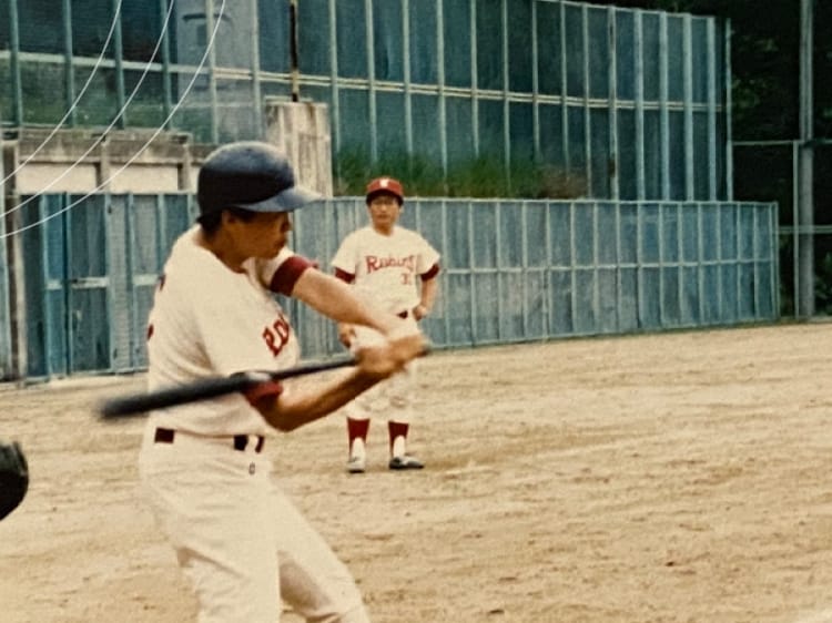 田村駒と野球の画像